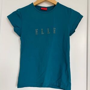 ELLE Women’s Turquoise Tee, Size XS